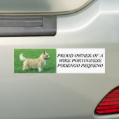 Wire Portugal Podengo Pequeno Bumpersticker (Op auto)