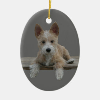 Wire Portugal Podengo Pequeno Keramisch Ornament