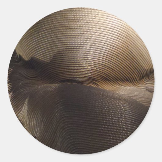 Wire Rope Round Sticker (Voorkant)