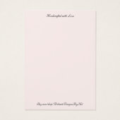 Wire Wrap Jewelry Designer die Kaarten voor displa Visitekaartje (Achterkant)