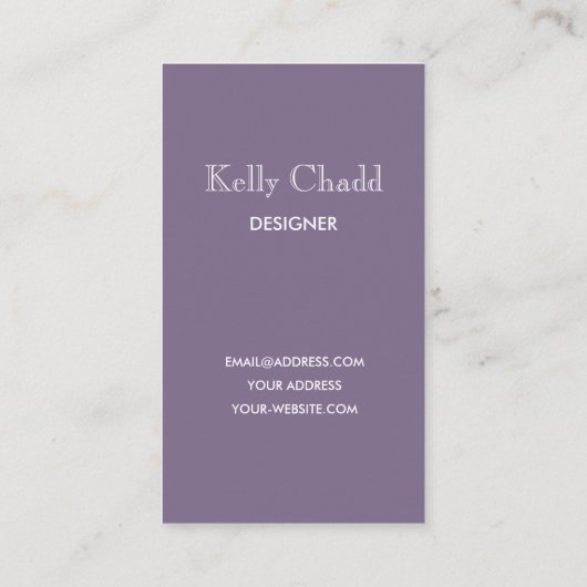 Wire Wrap Jewelry Designer Visitekaartje (Achterkant)