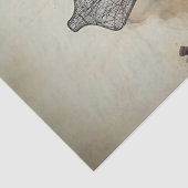 Wire Wrapped Mannequin 1 Gotische stijl Tissuepapier (Detail)