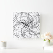 Wired Clock Vierkante Klok (Huis)