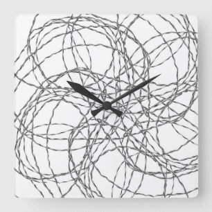 Wired Clock Vierkante Klok