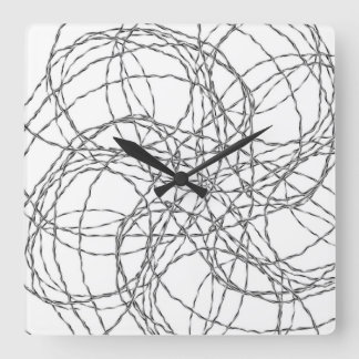 Wired Clock Vierkante Klok