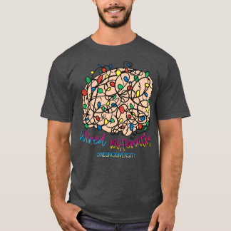 Wired Differred Neurodiversity Neurodivergence I T-shirt