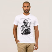 Wired for Power: het ambacht van de elektricien T-shirt (Voorkant volledig)