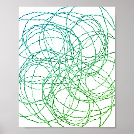 Wired Green Poster (Voorkant)