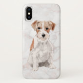 Wired-haired Jack Russel Terrier waterverven Case-Mate iPhone Case (Achterkant)