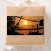 Wired Sunset ... Krung Thep, Thailand Etiket (Insitu)