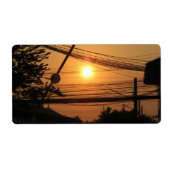 Wired Sunset ... Krung Thep, Thailand Etiket (Voorkant)