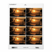 Wired Sunset ... Krung Thep, Thailand Etiket (Full Sheet)