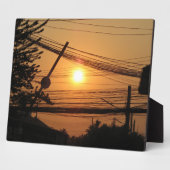 Wired Sunset ... Krung Thep, Thailand Fotoplaat (Zijkant)