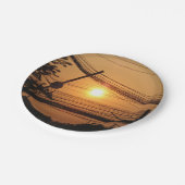 Wired Sunset ... Krung Thep, Thailand Papieren Bordje (Gekanteld)