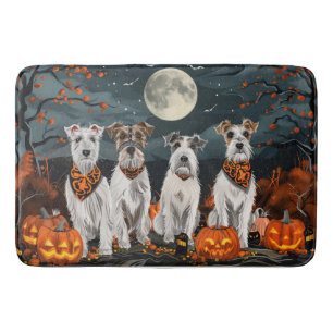 Wirefox Terrier Halloween Spooky Badmat