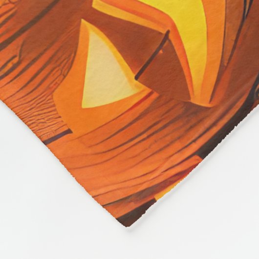 Wirefox Terrier Halloween Spooky Fleece Deken (Hoek)