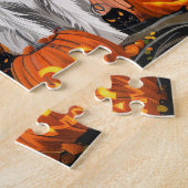 Wirefox Terrier Halloween Spooky Legpuzzel (Zijkant)