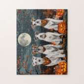 Wirefox Terrier Halloween Spooky Legpuzzel (Verticaal)