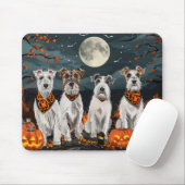 Wirefox Terrier Halloween Spooky Muismat (Met muis)