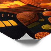 Wirefox Terrier Halloween Spooky Poster (Hoek)