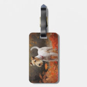 Wirefox Terrier in Herfst laat Herfst Inspire Bagagelabel (Achterkant verticaal)