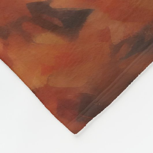 Wirefox Terrier in Herfst laat Herfst Inspire Fleece Deken (Hoek)