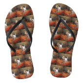 Wirefox Terrier in Herfst laat Herfst Inspire Teenslippers (Voetbed)