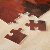 Wirefox Terrier in herfstbladeren val inspireert Legpuzzel (Zijkant)