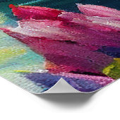 Wirefox Terrier op een peddel: Een Schilderachtig  Poster (Hoek)