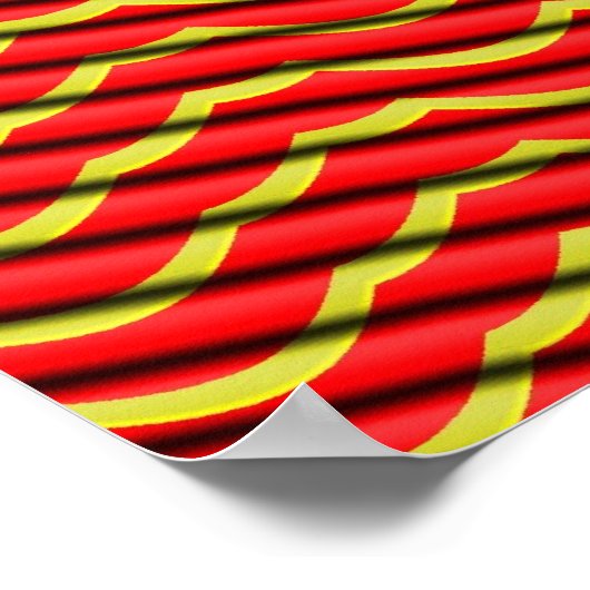 Wireframe Mollusks Radiate Thuis Bubbles Poster (Hoek)