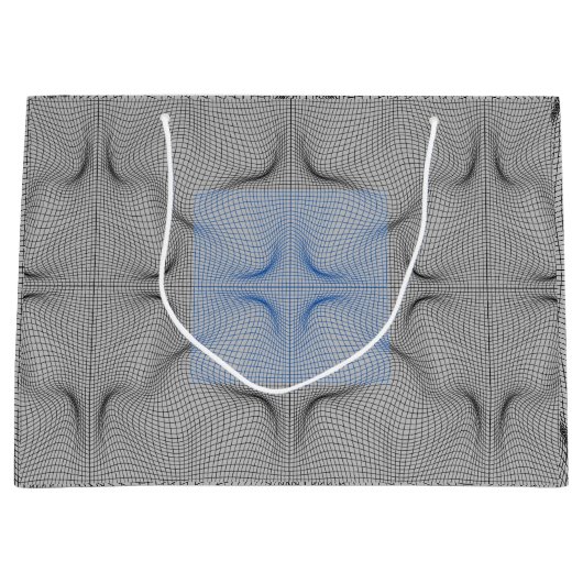 Wireframe patroon 08.B LGrey BG Groot Cadeauzakje (Voorkant)