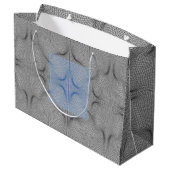 Wireframe patroon 08.B LGrey BG Groot Cadeauzakje (Achterkant Gekanteld)
