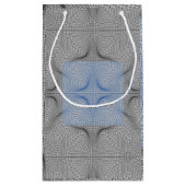 Wireframe patroon 08.B LGrey BG Klein Cadeauzakje (Achterkant)