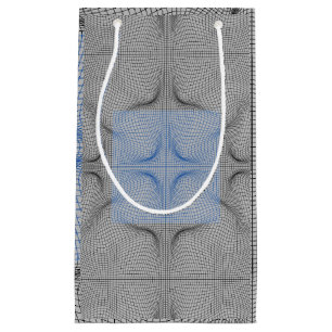 Wireframe patroon 08.B LGrey BG Klein Cadeauzakje
