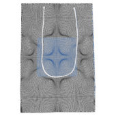 Wireframe patroon 08.B LGrey BG Medium Cadeauzakje (Achterkant)