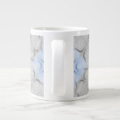 Wireframe patroon 08.B White BG Grote Koffiekop (Achterkant)