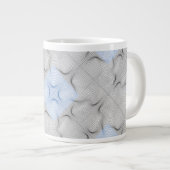 Wireframe patroon 08.B White BG Grote Koffiekop (Voorkant rechts)