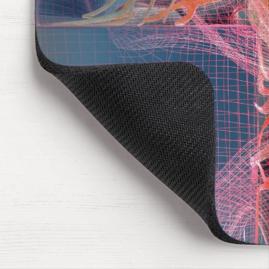 Wireframe van de binnenkant van een nier muismat (Hoek)