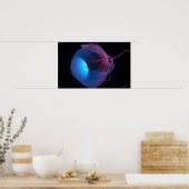 Wireframe van de oogspieren poster (Keuken)