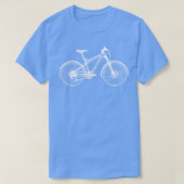Wireframes fietsontwerp t-shirt (Design voorkant)