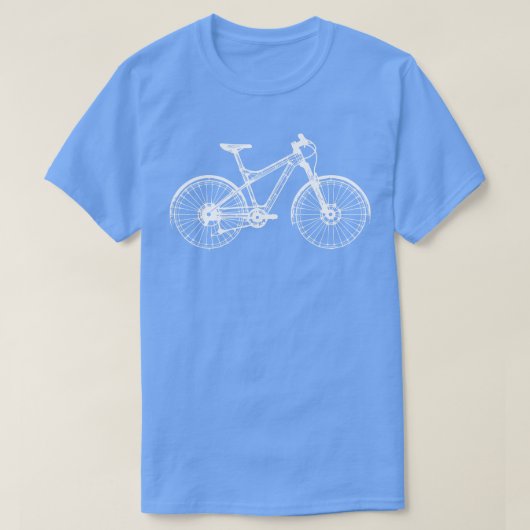 Wireframes fietsontwerp t-shirt (Design voorkant)