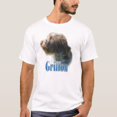 Wirehaated Pointing Griffon Name T-shirt (Voorkant)
