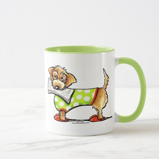 Wirehaered Dachshund Apple Mok (Rechts)
