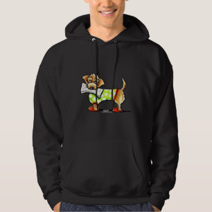 Wirehaered Dachshund Country Apple Hoodie