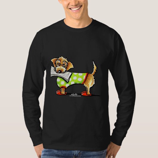 Wirehaered Dachshund Country Apple T-shirt (Voorkant)