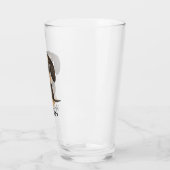 Wirehaered Dachshund | Cute Cartoon Dog Teckel Glas (Links)