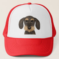 Wirehaered Dachshund | Cute Cartoon Dog Teckel