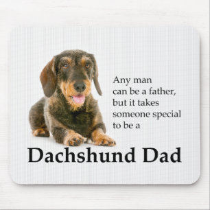Wirehaered Dachshund Dad Mousepad Muismat