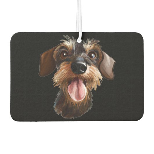 Wirehaered Dachshund Luchtverfrisser (Voorkant)