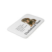 Wirehaered Dachshund Mam Bath Mat (Gekanteld)